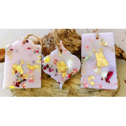 Αρωματικά κεριά ντουλάπας από φυτική σόγια σε σετ των 3 Αρωματικά κεριά ντουλάπας από φυτική σόγια σε σετ των 3